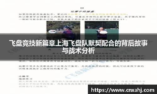 飞盘竞技新篇章上海飞盘队默契配合的背后故事与战术分析